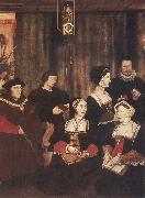 Rowland Lockey Sir Thomas More and his family USA oil painting artist